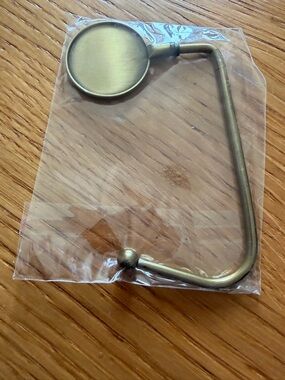 Antique Brass Handbag Hanger - Versatile Table Hook